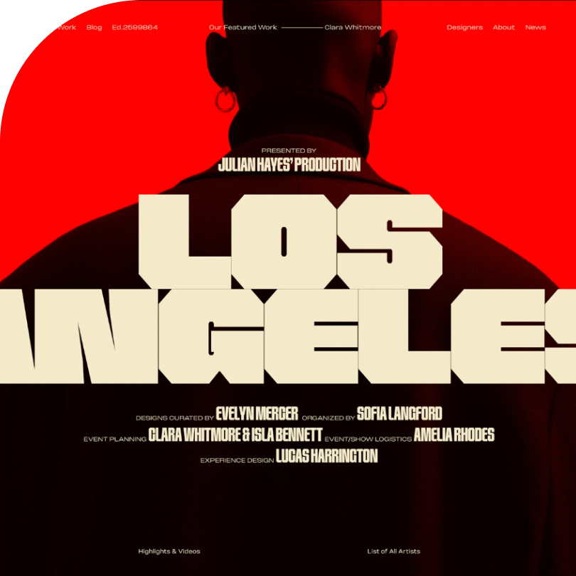 Creative typography example